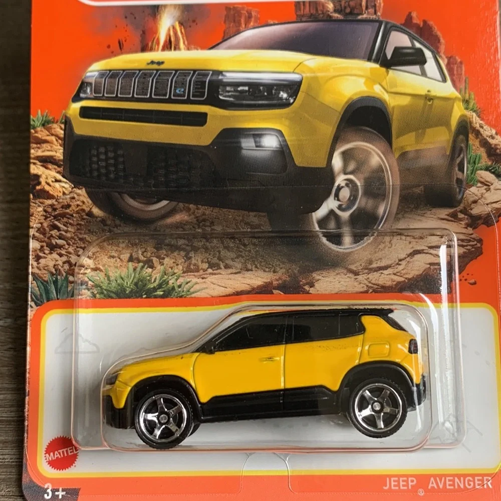 Jeep Avenger SUV Car Truck Matchbox MB1350 Yellow New 2023 Model MB MBX Off Road